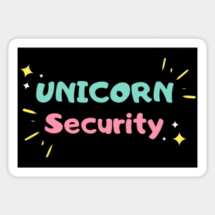 Cute Unicorn Security Gift Sticker